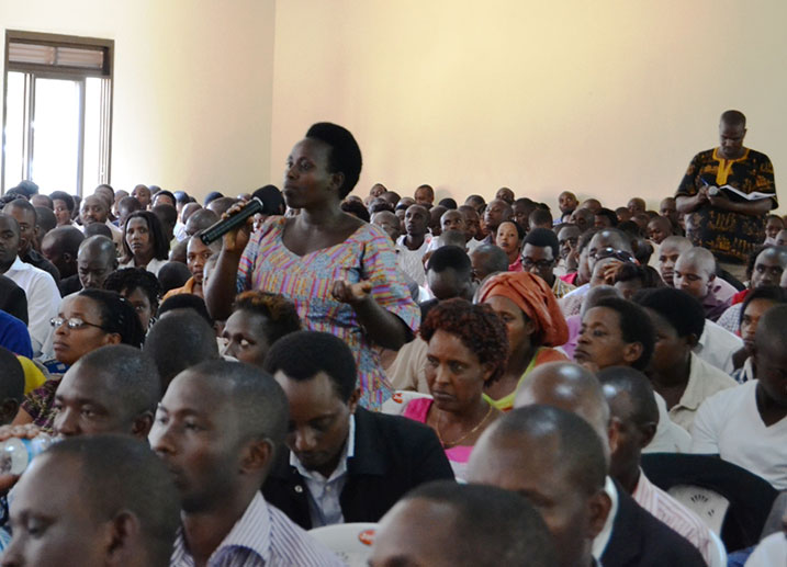 Uyu muyobozi w'Akagari ka Maranyundo avuga ko uyu mwiherero wabaye nk'icyumba cy'amasengesho.