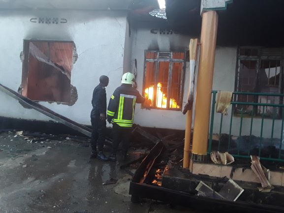 Inkongi yangije byinshi kuri iyi nzu (Ifoto: Intyoza)