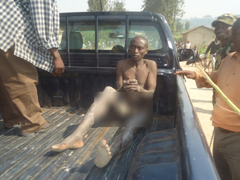 Akimara kumanuka yahise atabwa muri yombi.