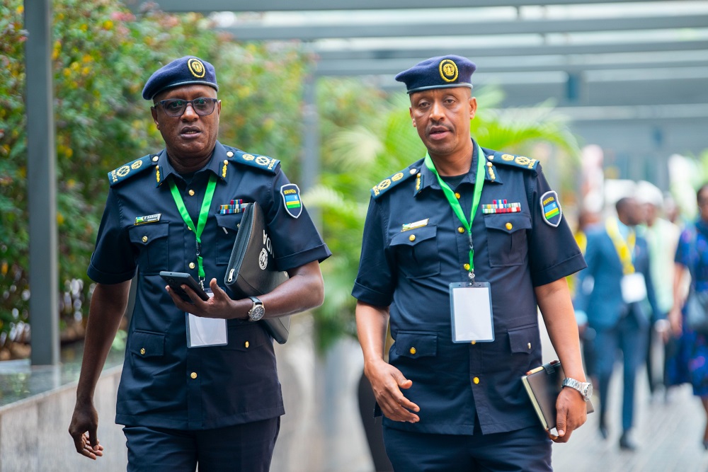 Abo mu nzego z'umutekano bari mu bitabira iyi Nama