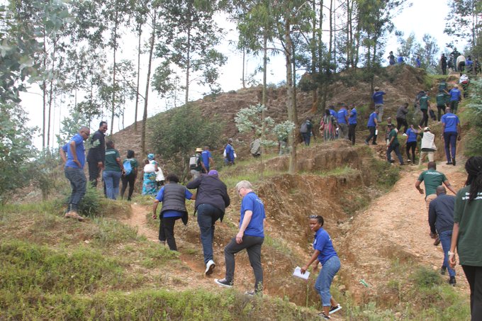Buriye imwe mu misozi igize Gishwati-Mukura