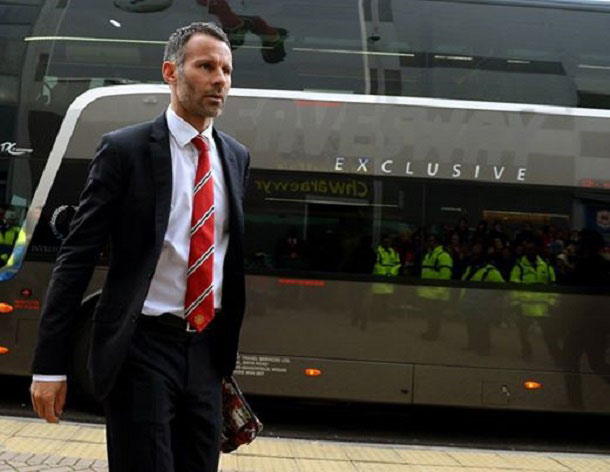 Umutoza Ryan Giggs wasimbuye by'agateganyo David Moyes wirukanwe.