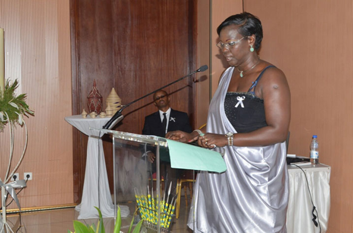 Umuyobozi wa Diaspora ya Côte d'Ivoire, Mme BOEDTS UWIMANA Joséphine.