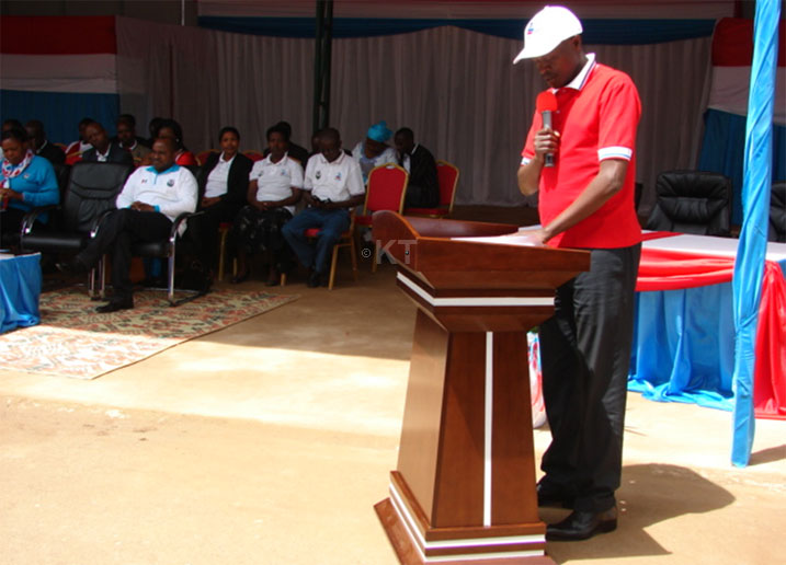 Umuyobozi wa FPR Inkotanyi mu Karere ka Rulindo akaba n'umuyobozi w'ako karere, Kangwagye Justus ,asobanura ibyo umuryango wagezeho n'ibyo uteganya kugeraho.