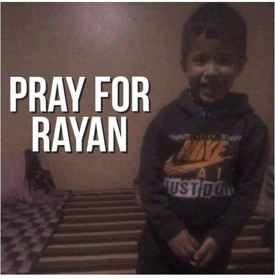 Abantu benshi bakomeje gusengera Rayan