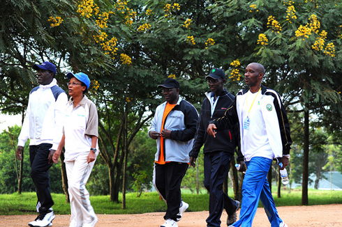 Bagira n'umwanya wo gukora sports.