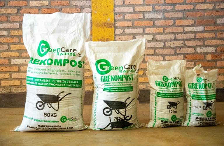 Ifumbire ikorwa na Green Care Rwanda Ltd iba ifunze ku biro