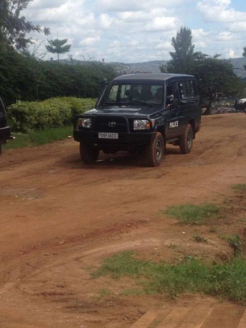 Imodoka yazanye Kizito Mihigo aho yaje kuburanira ku rukiko rw