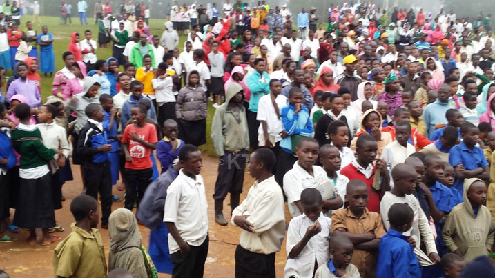 Urubyiruko ni rwo rwari rwinshi mu baje kumva inyigisho ku cyorezo cya Sida.