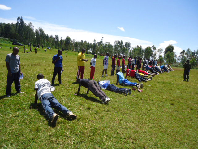 Urubyiruko rushaka kujya muri DASSO mu karere ka Nyamasheke.