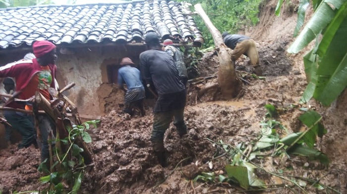 Aha bari mu bikorwa by'ubutabazi ku basenyewe n'ibiza