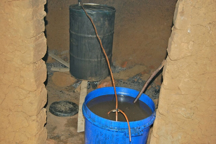 Uruganda rwa Kanyanga rwabonetse mu rugo kwa Dukuzumuremyi.