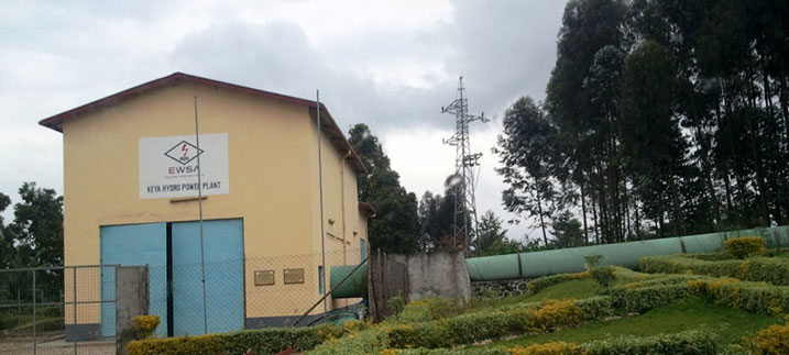 Uruganda rwa Keya rutanga ingufu z'amashanyarazi zingana na 900 KW aho gutanga 2MW.