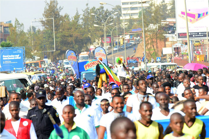 Umutambagiro wa FESPAD wari wanitabiriwe n'abaturage benshi.