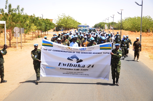 Urugendo rwo kwibuka Jenoside yakorewe Abatutsi rwabereye Darfur