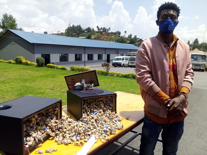 Nyabyenda Alphonse yafatiwe mu mujyi wa Musanze avanye urumogi mu Karere ka Nyabihu arujyanye i Kigali