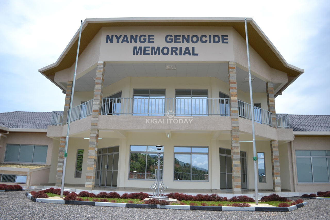 Urwibutso rwa Nyange rwubatse ahahoze ari paruwasi Nyange yasenyeweho Abatutsi basaga 2.000 bari batuye mu cyahoze ari Komini Kivumu andi makomini yari arukikije