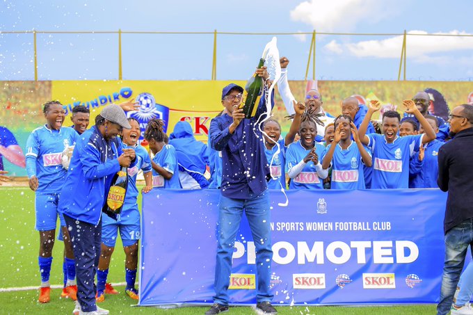 Ibyishimo byari byinshi kuri Perezida wa Rayon Sports, Uwayezu Jean Fidèle 