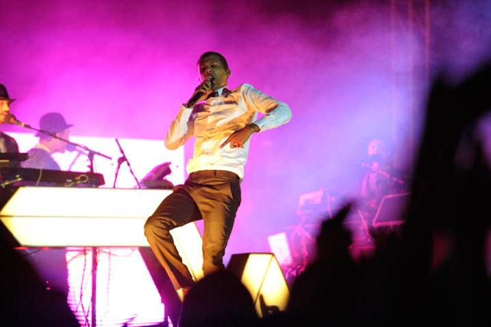 Muri iki gitaramo Stromae yakoresheje imbaraga nyinshi cyane.