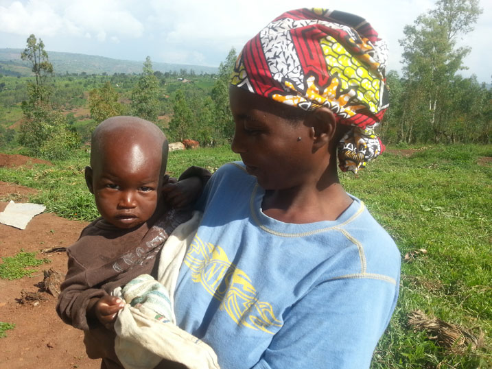 Uyu mwana nyina yemeza ko yari yarazahajwe n'ikibazo cy'imirire mibi atari azi.