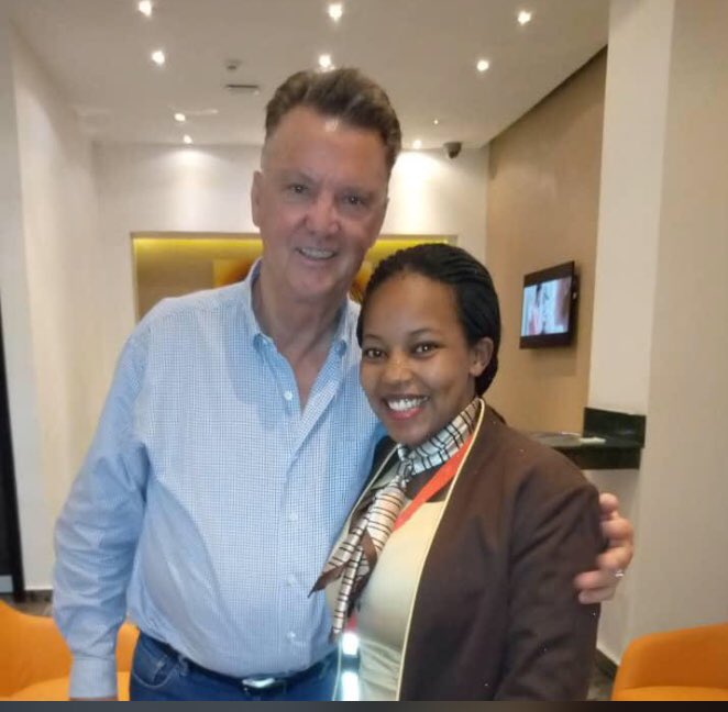 Louis Van Gaal yageze i Kigali aho yitabiriye umuhango wo Kwita Izina