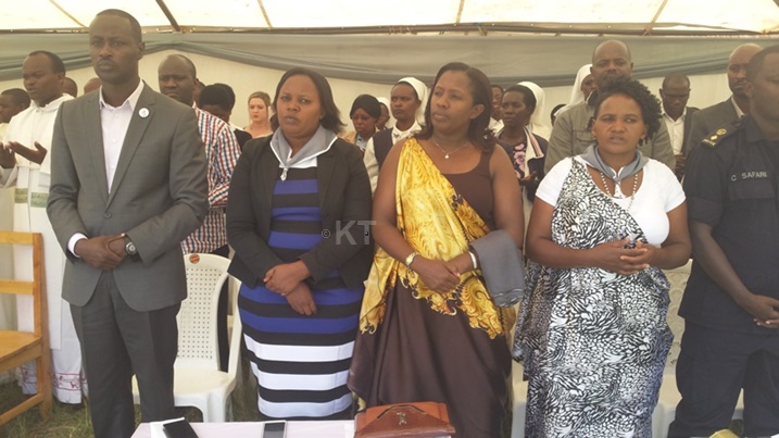 Abayobozi barimo Visi Perezidante w'Umutwe w'Abadepite na Guverineri w'Intara y'Iburasirazuba, bari muri uyu muhango.