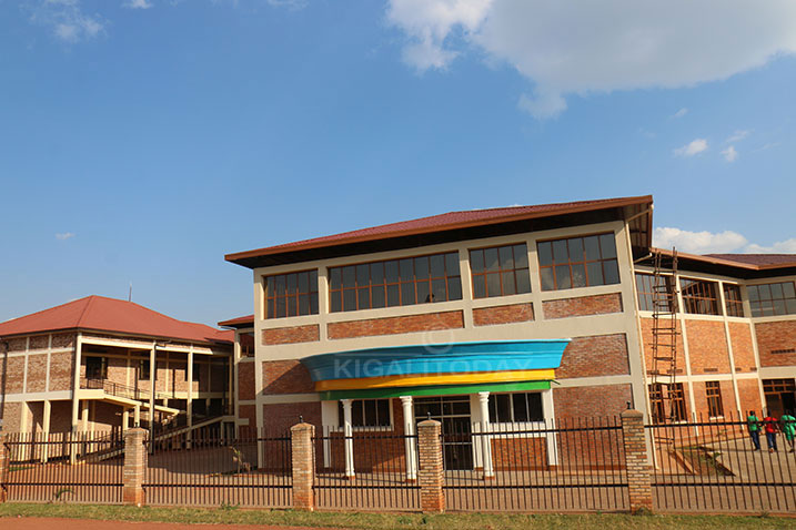 Gymnase y'akarere ka Gisagara uyirebeye inyuma