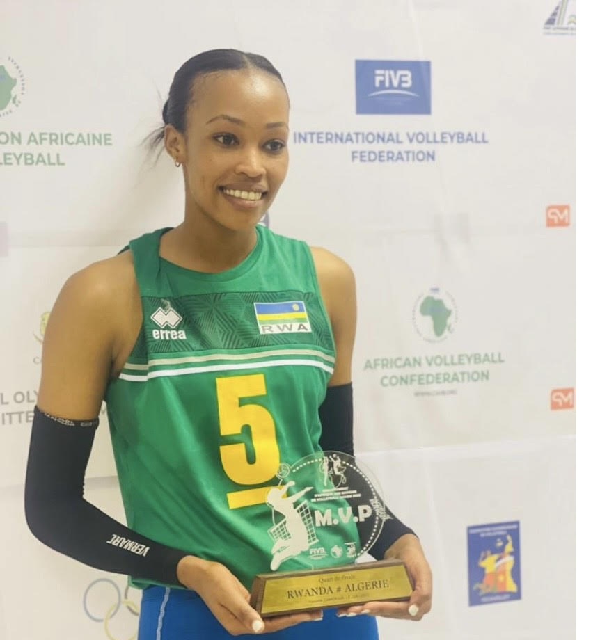 Valentines Munezero, kapiteni w'u Rwanda ni we wabaye umukinnyi w'umukino