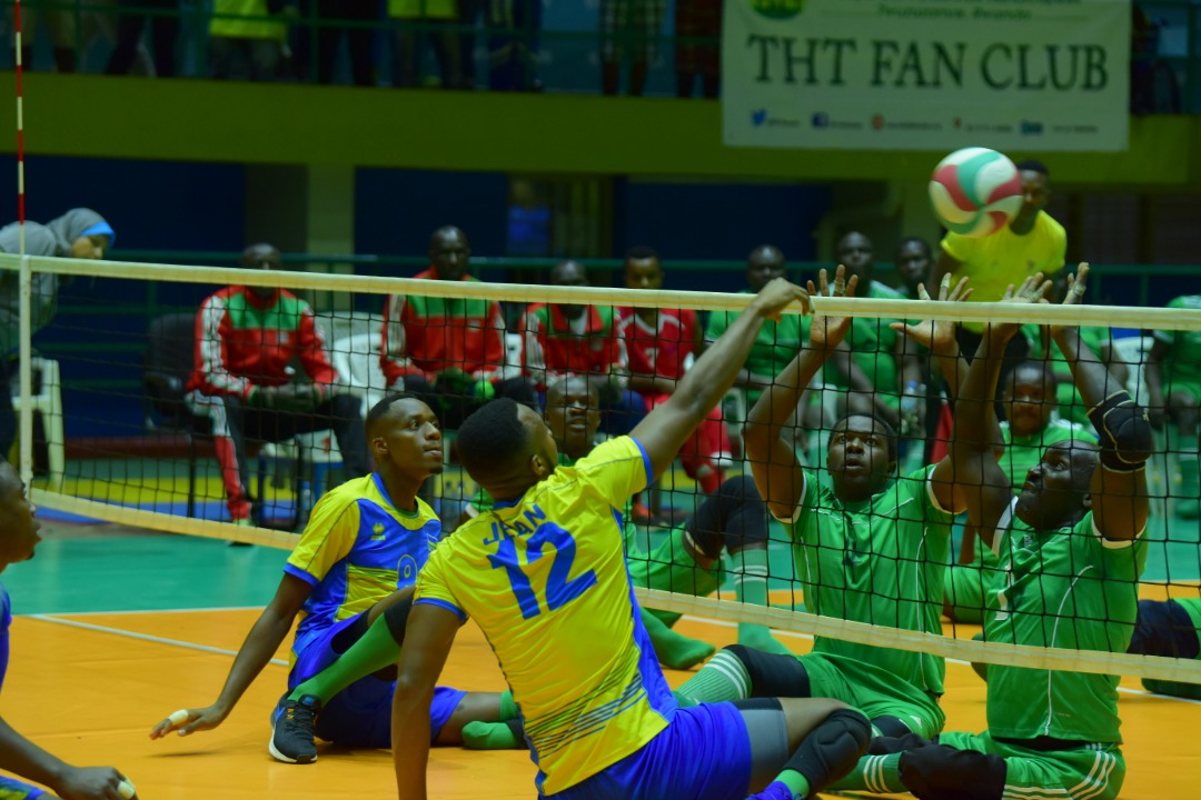 Nyuma yo gutsindwa seti ya mbere abakinnyi b'u Rwanda bakangutse batsinda iya kabiri n'iya gatatu