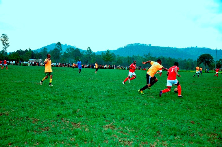 Wari umukino wa gicuti ariko ugaragaramo ishyaka ryinshi