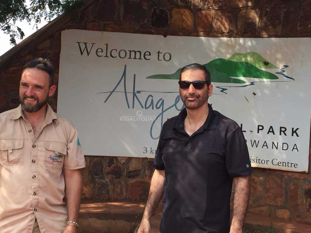 Sheikh Abdul Aziz Al Nuaimi ubwo yageraga muri Pariki y