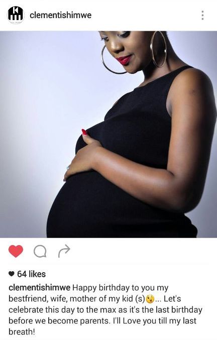 Ubutumwa ishimwe clement yacishije ku rubuga rwe rwa Instagram