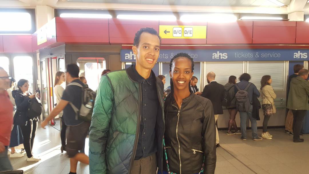 Miss Elsa yanahuye n'umuhanzi Gaël Faye 