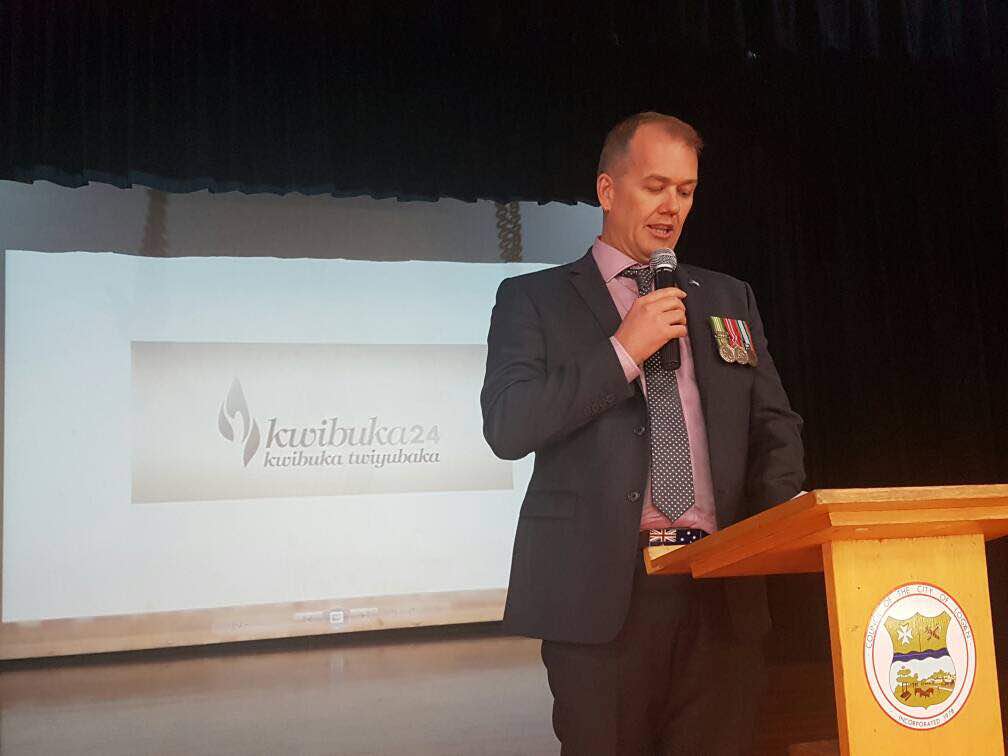 Miles Wootten ukomoka muri Australia wari umusirikare mu ngabo za MINUAR atanga ubuhamya