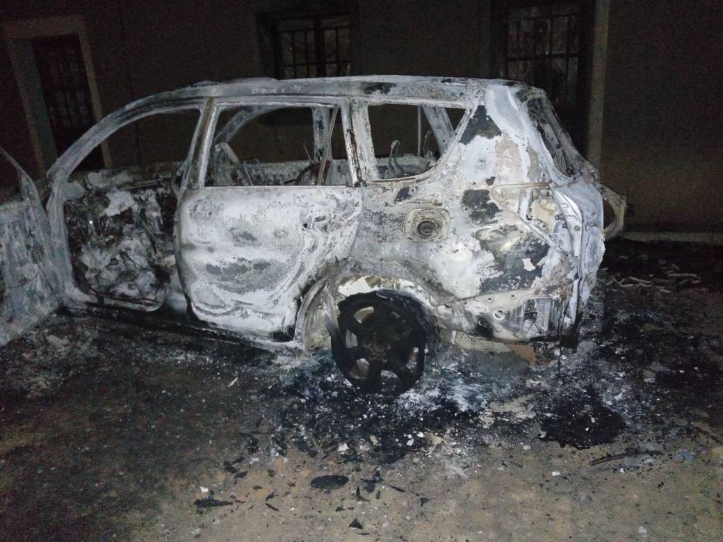 Imodoka ya Gitifu wa Nyabimata yatwitswe