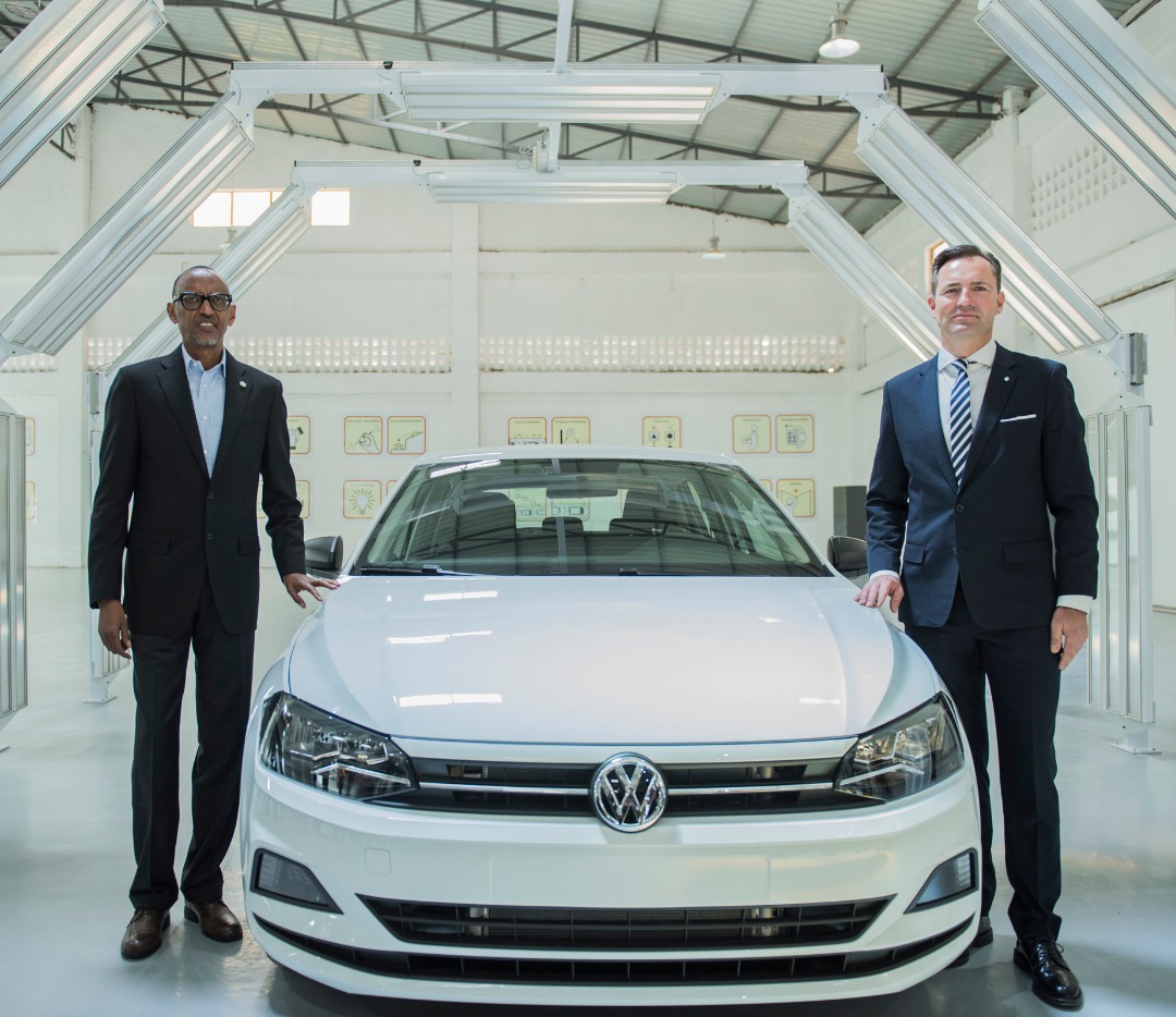 Perezida Kagame yafunguye ku mugaragaro uruganda rwa Volkswagen mu Rwanda