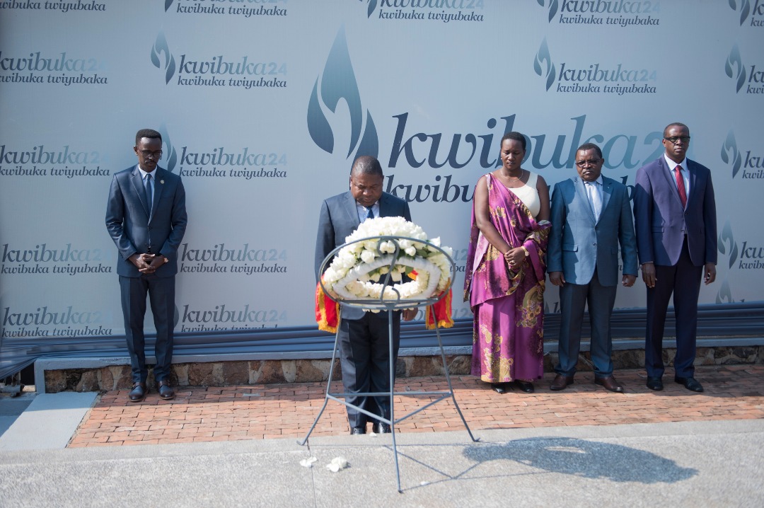 Perezida Nyusi yunamiye imibiri y