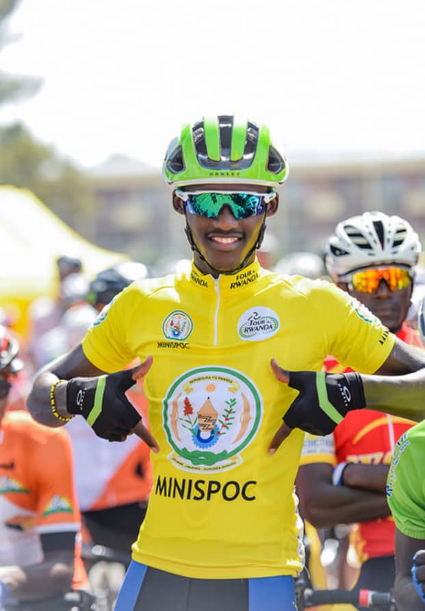 Samuel Mugisha ubu ni we uyoboye abandi bakinnyi muri Tour du Rwanda