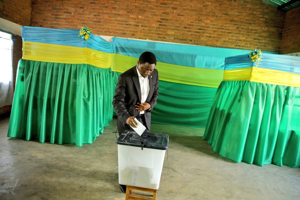 Umuyobozi wa Green Party na we yitabiriye amatora