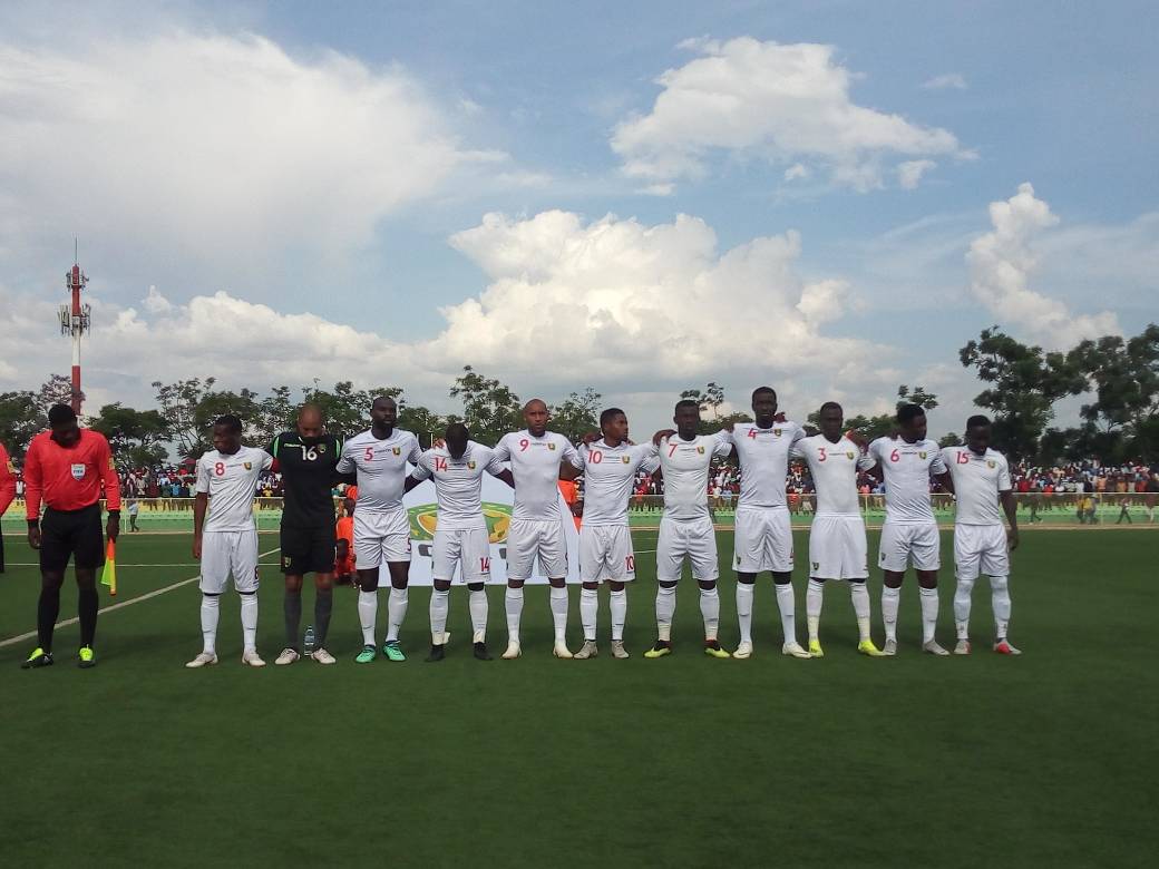 Ikipe ya Guinea yategereje indirimbo yubahiriza igihugu cyayo iraheba