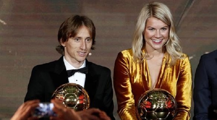 Luka Modric mu bagabo na Ada Hegerberg mu bagore nibo bakinnyi b'umwaka