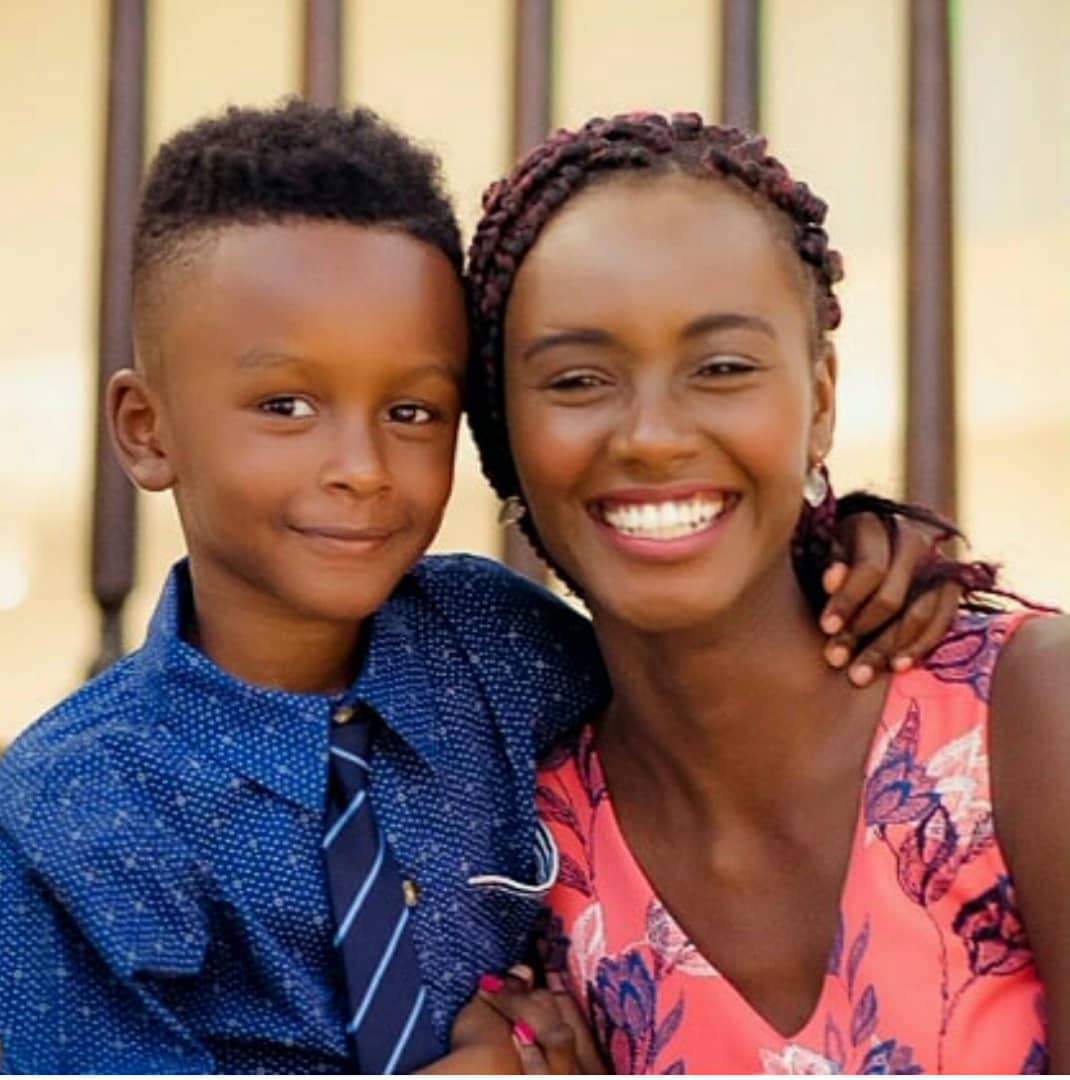 Miss Grace Bahati n'umuhungu we