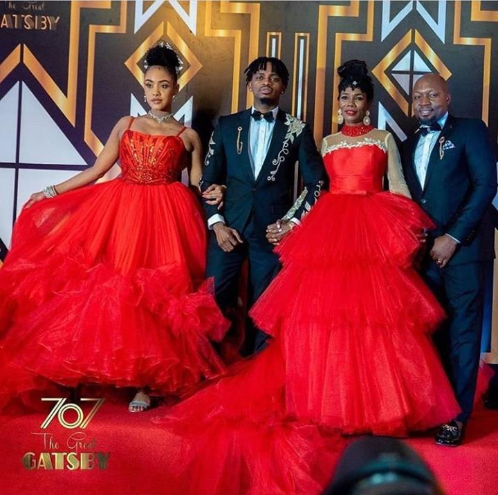 Umukunzi wa Diamond na nyina wa Diamond bizihirije rimwe ibirori by'isabukuru y'amavuko