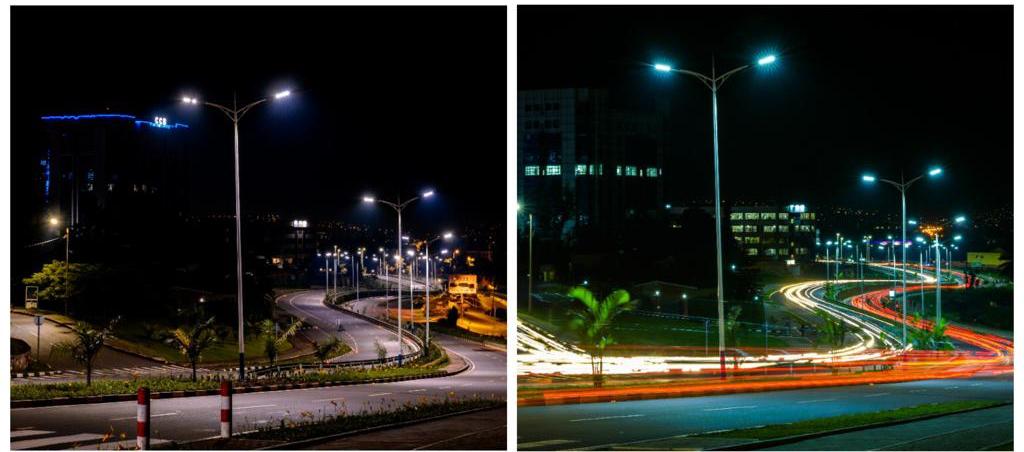 Imihanda igana muri Rond Point ya Kigali Convention Centre