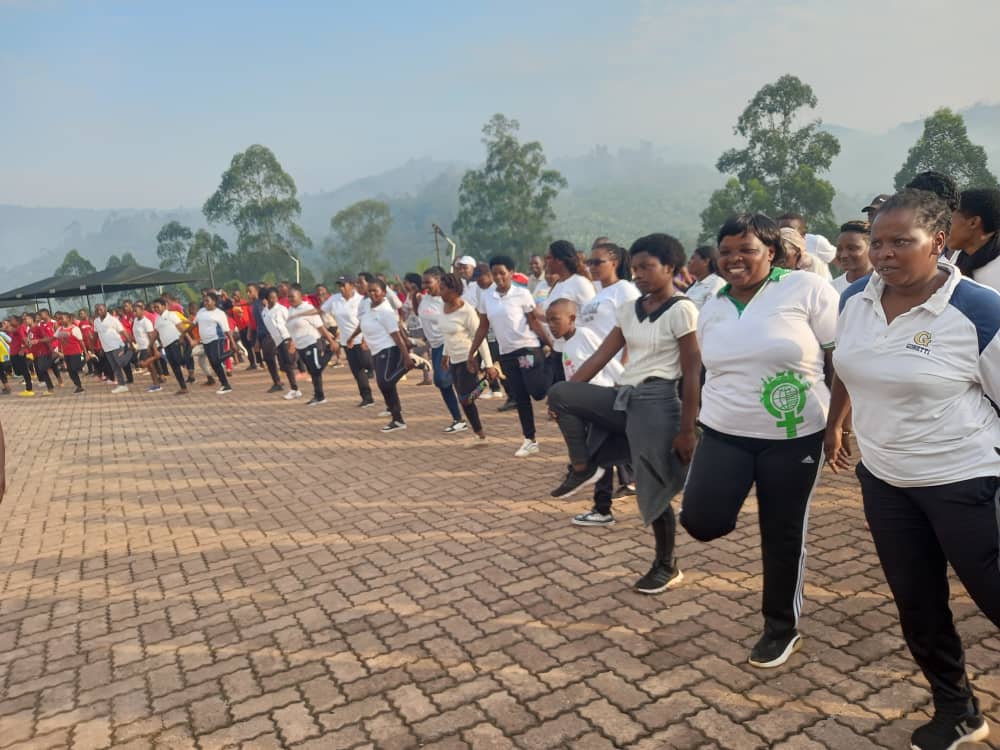 Gakenke, Abagore n'abakobwa bazindukiye muri Siporo ya bose 