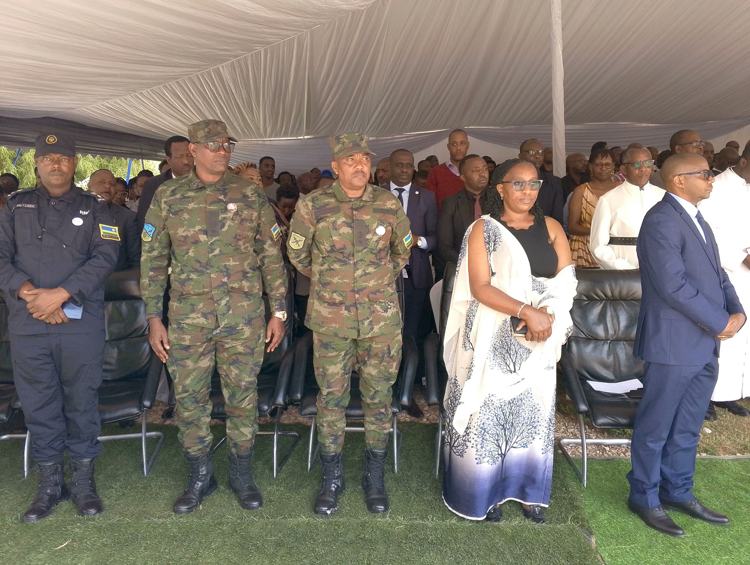 Inzego z'Umutekano zari zitabiriye igikorwa cyo Kwibuka