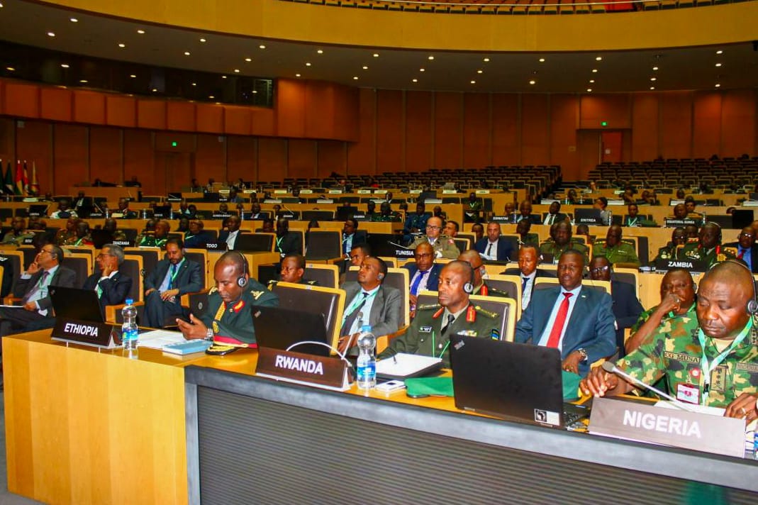 Iyi naka iri kubera muri Addia Ababa muri Ethiopia yahuje Abagaba b'ingabo n'inzego nkuru zishinzwe umutekano