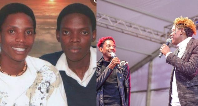 Fred wari murumuna wa Eric Omondi bari basanzwe bahurira no ku rubyiniro rumwe mu bitaramo by'urwenya