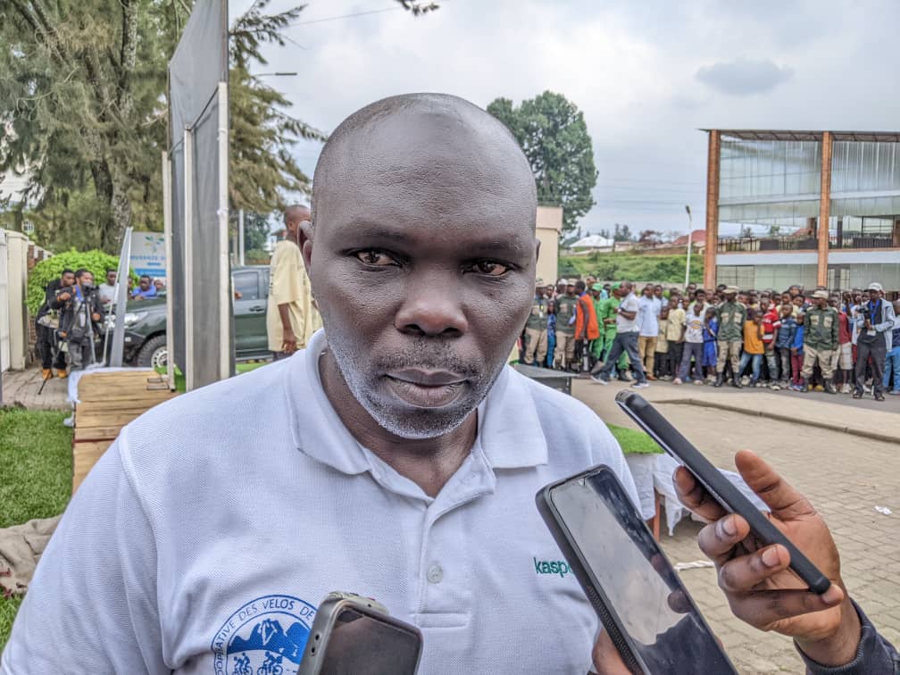 Perezida wa Koperative itwara abagenzi ku magare CVM, Evariste Mutsindashyaka