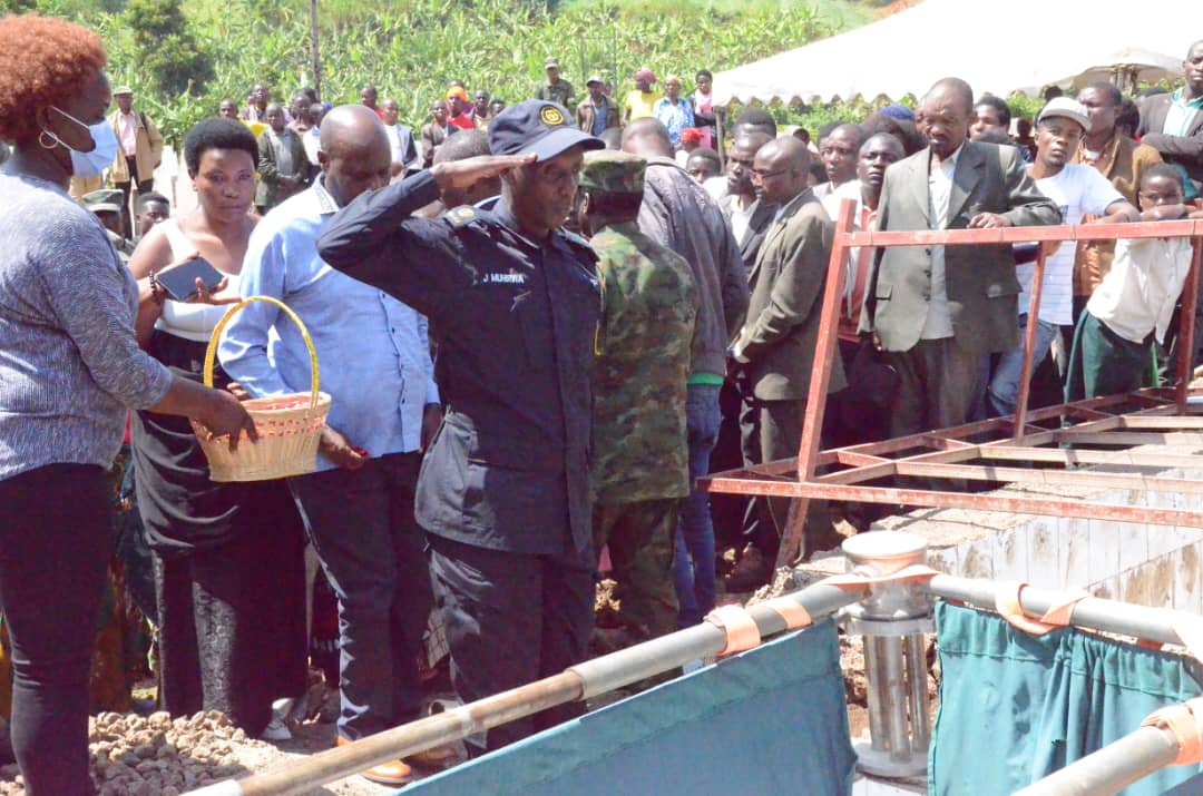 Inzego z'umutekano zari zitabiriye